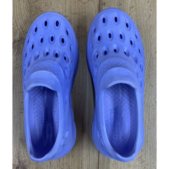 Skechers Arch Fit Go Foam Foamies Shoes Size 10 Purple Slip on 111553 - Picture 12 of 16